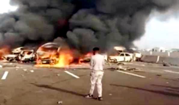 35 killed, 53 injured in multiple car collisions in Egypt