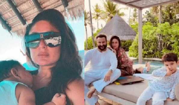 Kareena shares adorable vacation pics of sons Taimur & Jeh