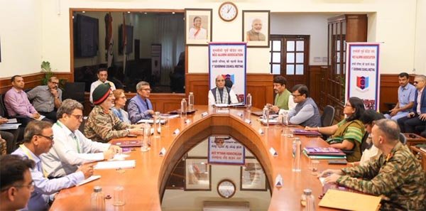Rajnath chairs governing council meeting of NCC Alumni Association