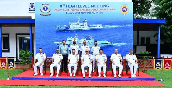 ICG, SLCG reaffirm maritime cooperation at 8th High-Level Meeting